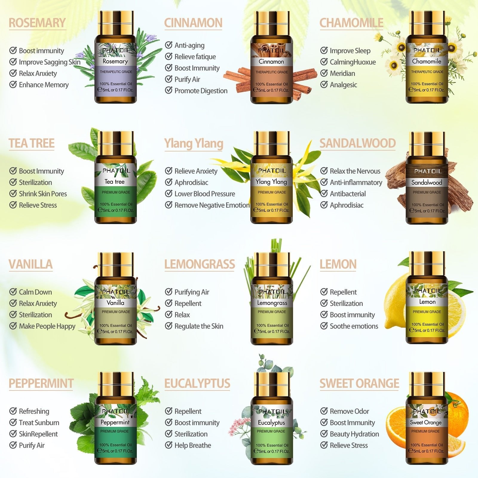 Essential Oils and essential oils diffuser, Tea tree